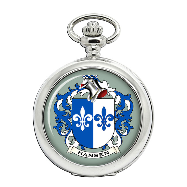 Hansen (Denmark) Coat of Arms Pocket Watch