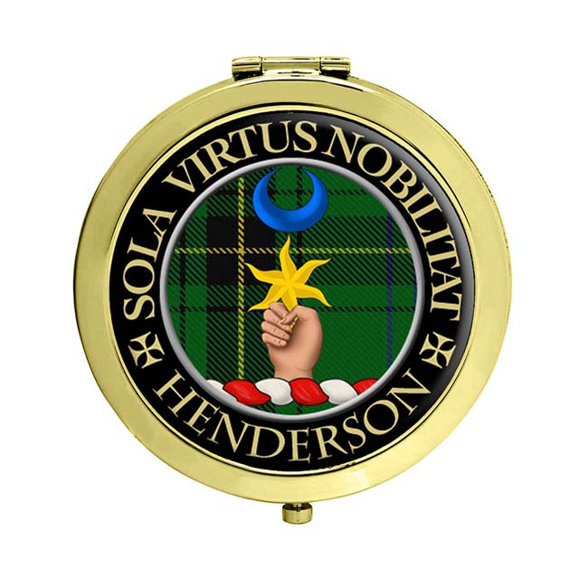 Henderson Scottish Clan Crest Compact Mirror - Family Crests