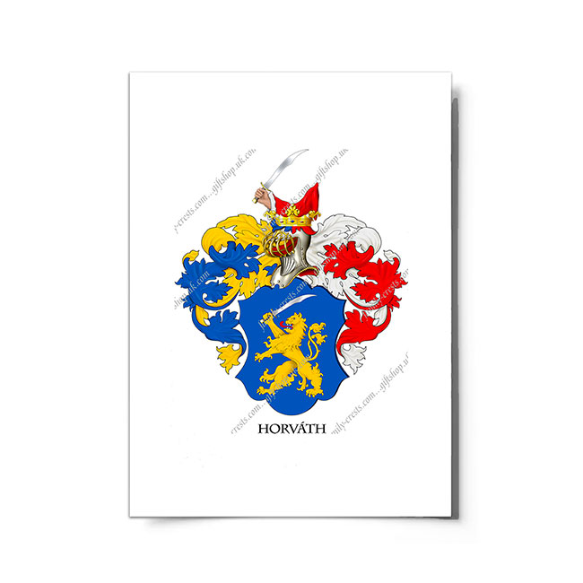 Horváth (Hungary) Coat of Arms Print