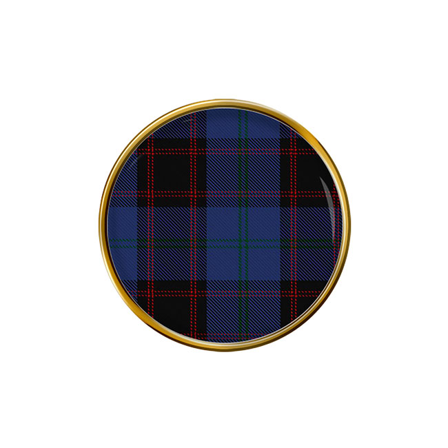 Hume Scottish Tartan Pin Badge