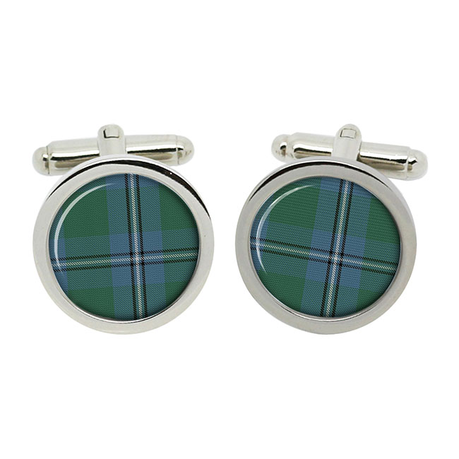 Irvine Scottish Tartan Cufflinks in Box