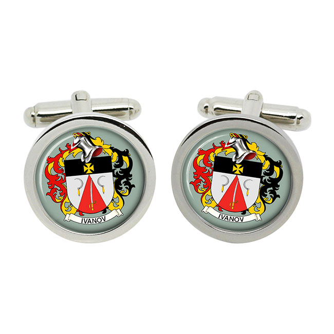 Ivanov (Russia) Coat of Arms Cufflinks