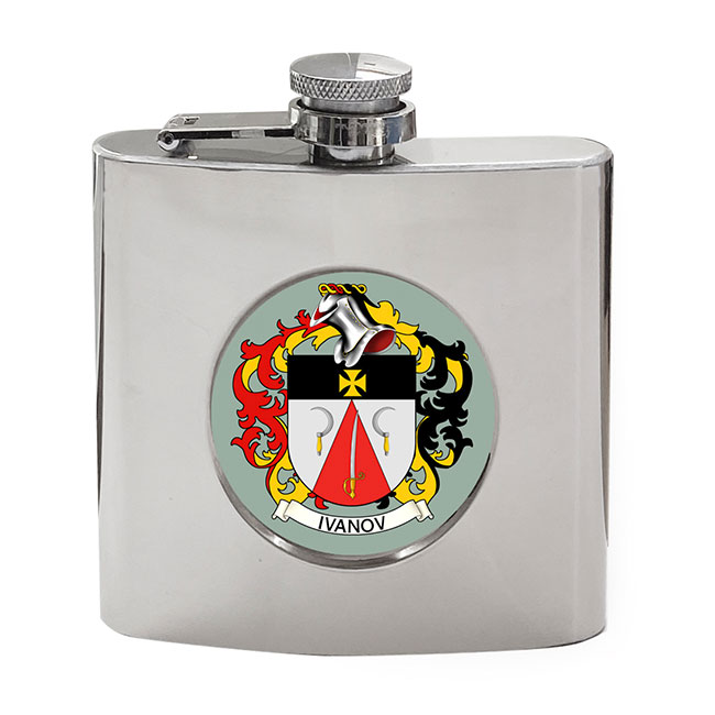 Ivanov (Russia) Coat of Arms Hip Flask