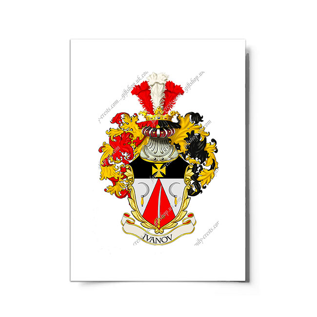 Ivanov (Russia) Coat of Arms Print