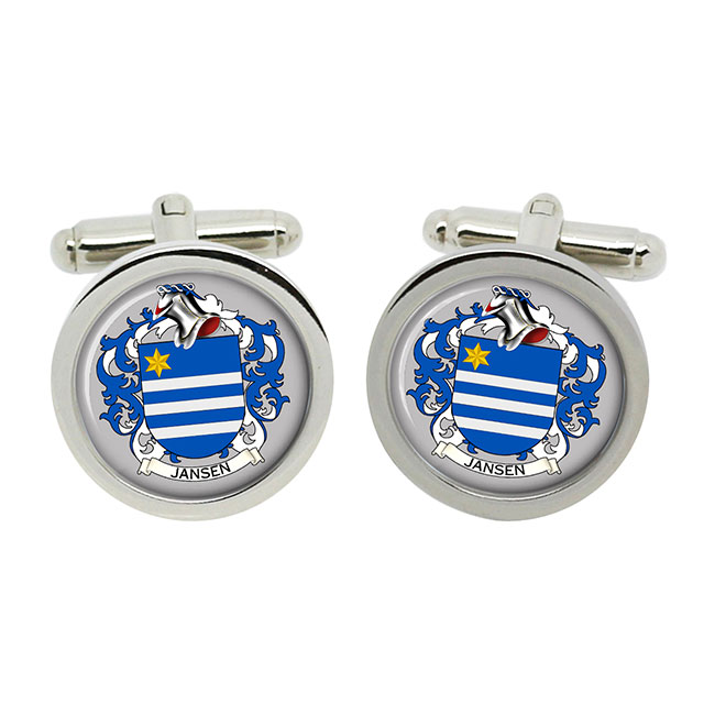 Jansen (Netherlands) Coat of Arms Cufflinks