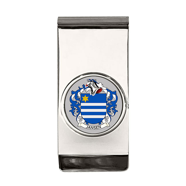 Jansen (Netherlands) Coat of Arms Money Clip