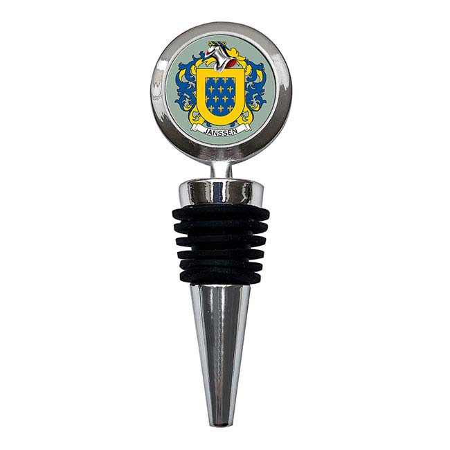 Janssen (Netherlands) Coat of Arms Bottle Stopper