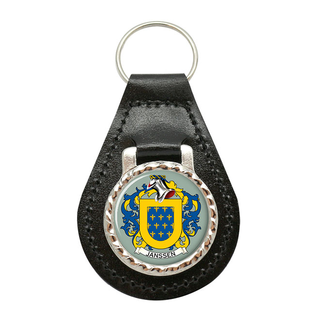 Janssen (Netherlands) Coat of Arms Key Fob