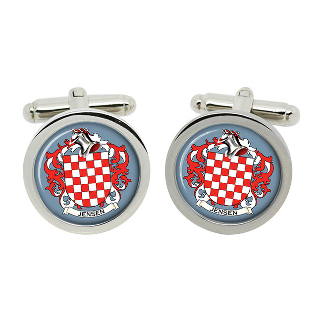 Jensen (Denmark) Coat of Arms Cufflinks