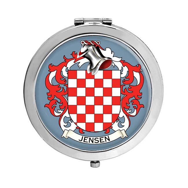 Jensen (Denmark) Coat of Arms Compact Mirror