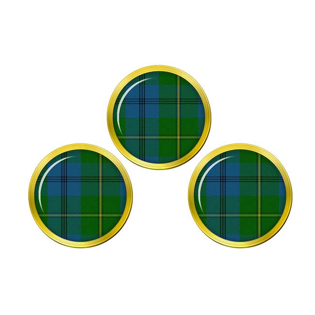 Johnston Scottish Tartan Golf Ball Markers