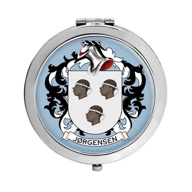 Jrgensen (Denmark) Coat of Arms Compact Mirror