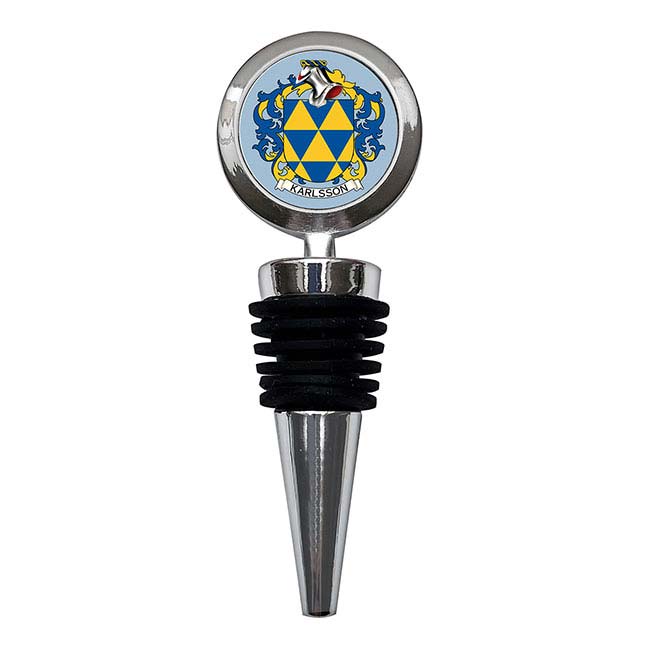 Karlsson (Sweden) Coat of Arms Bottle Stopper