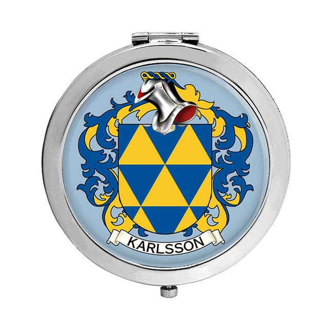 Karlsson (Sweden) Coat of Arms Compact Mirror