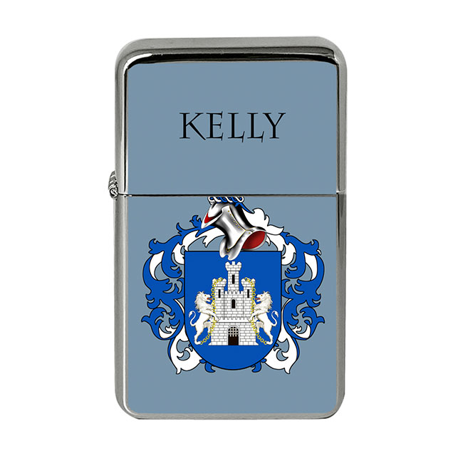 Kelly (Ireland) Coat of Arms Flip Top Lighter