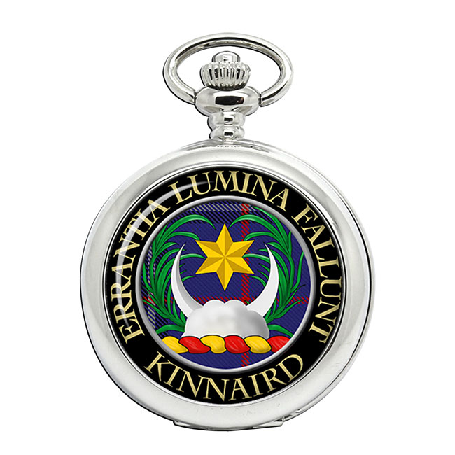 Kinnaird Scottish Clan Crest Pocket Watch