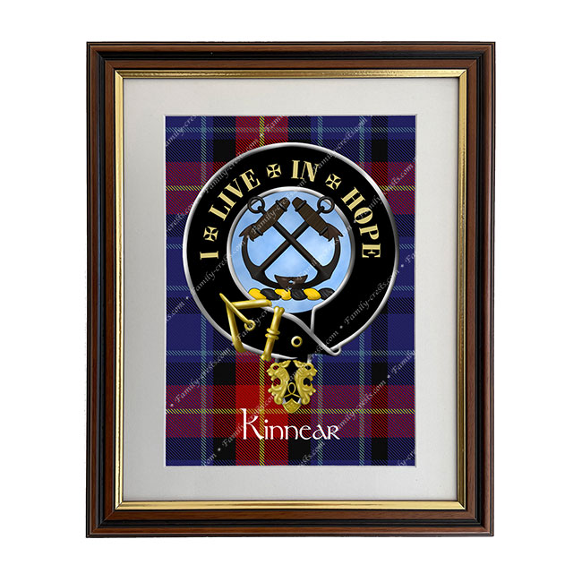 Kinnear Scottish Clan Crest Framed Print