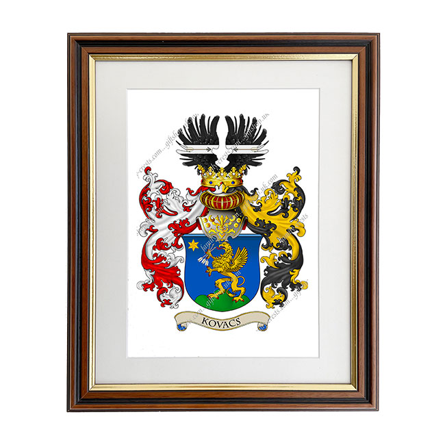 Kovács (Hungary) Coat of Arms Framed Print