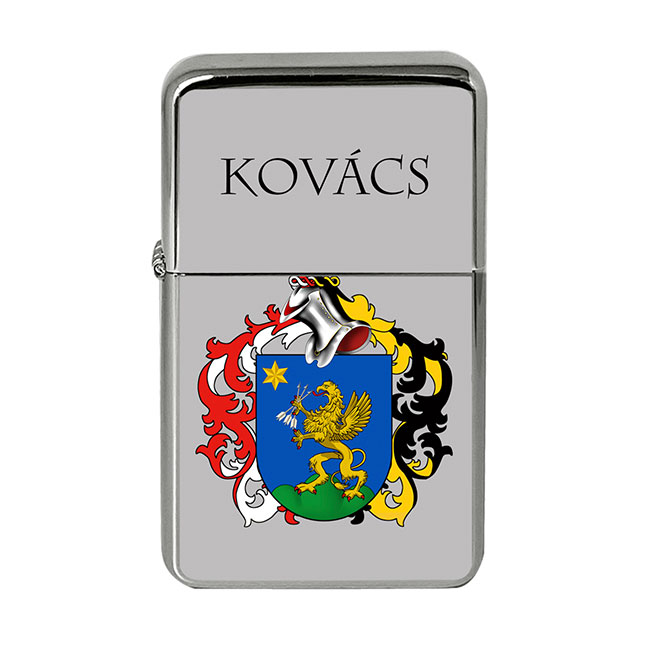 Kovács (Hungary) Coat of Arms Flip Top Lighter