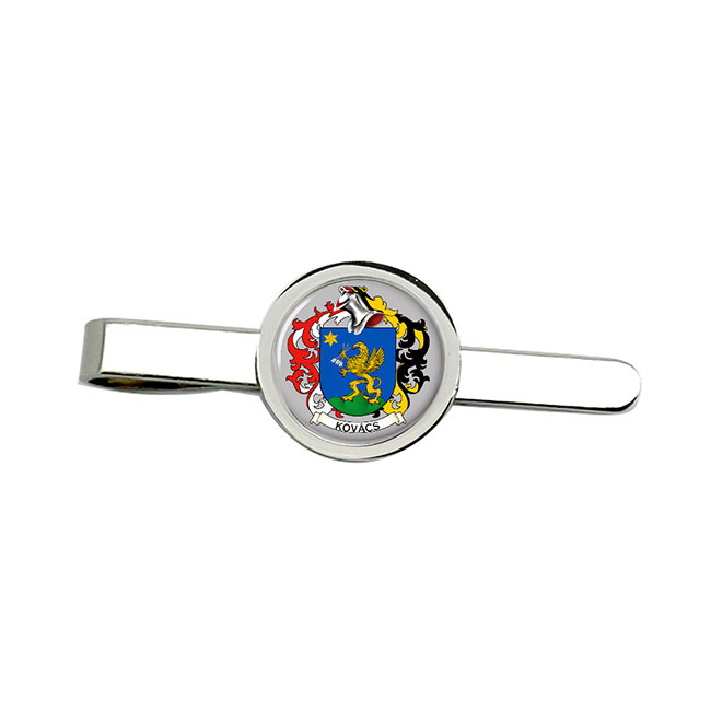 Kovács (Hungary) Coat of Arms Tie Clip