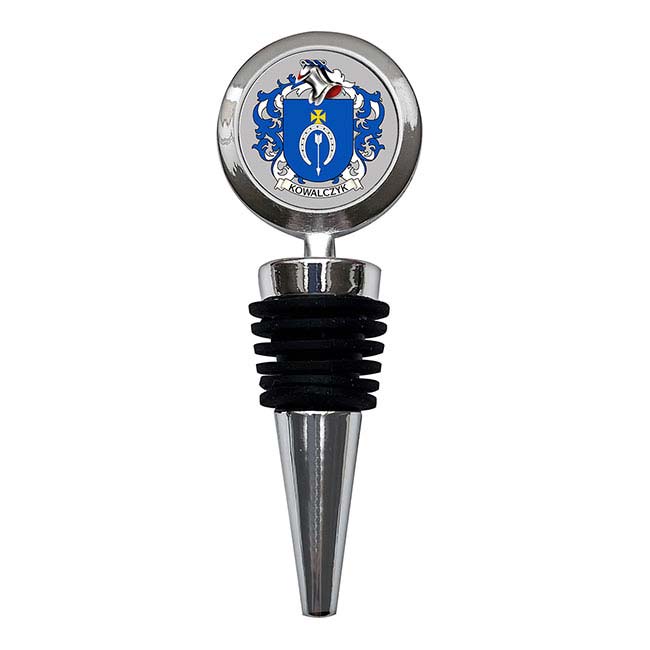 Kowalczyk (Poland) Coat of Arms Bottle Stopper