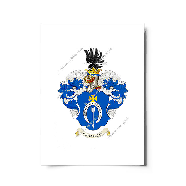 Kowalczyk (Poland) Coat of Arms Print