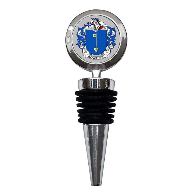 Kowalski (Poland) Coat of Arms Bottle Stopper