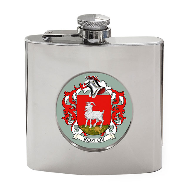 Kozlov (Russia) Coat of Arms Hip Flask