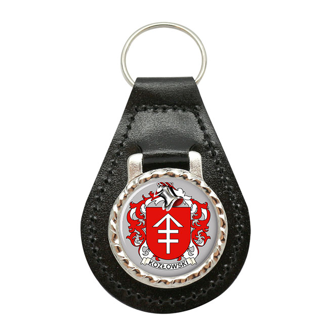 Kozłowski (Poland) Coat of Arms Key Fob