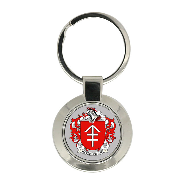 Kozłowski (Poland) Coat of Arms Key Ring