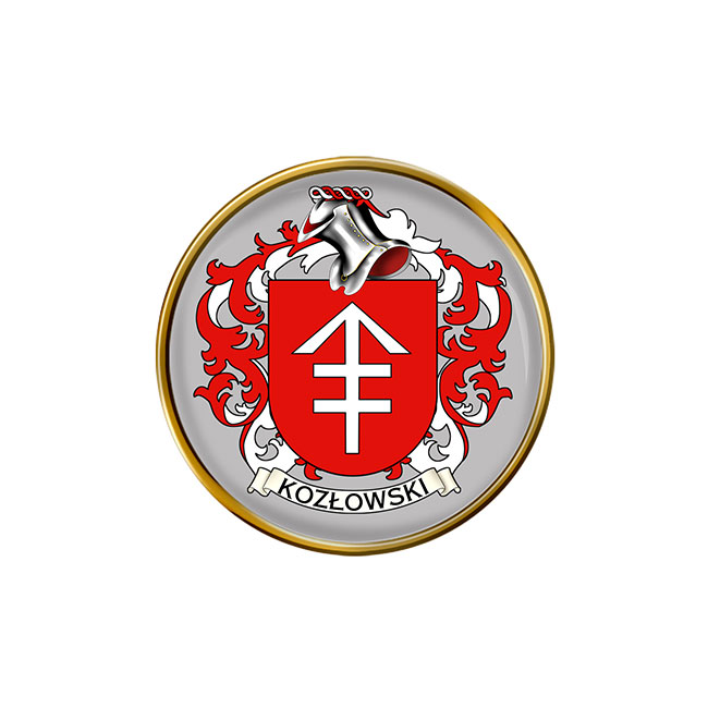 Kozłowski (Poland) Coat of Arms Pin Badge