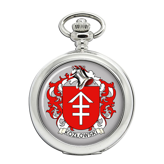 Kozłowski (Poland) Coat of Arms Pocket Watch