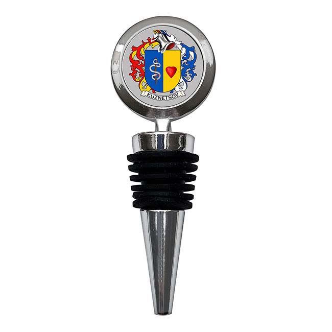 Kuznetsova (Russia) Coat of Arms Bottle Stopper