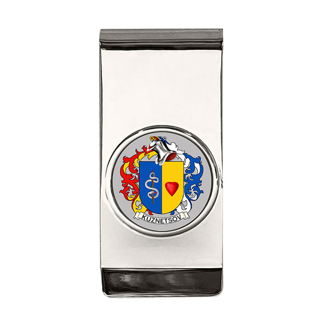 Kuznetsova (Russia) Coat of Arms Money Clip