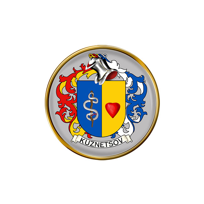 Kuznetsova (Russia) Coat of Arms Pin Badge