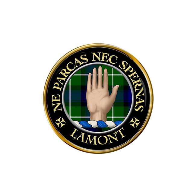 Lamont Scottish Clan Crest Pin Badge