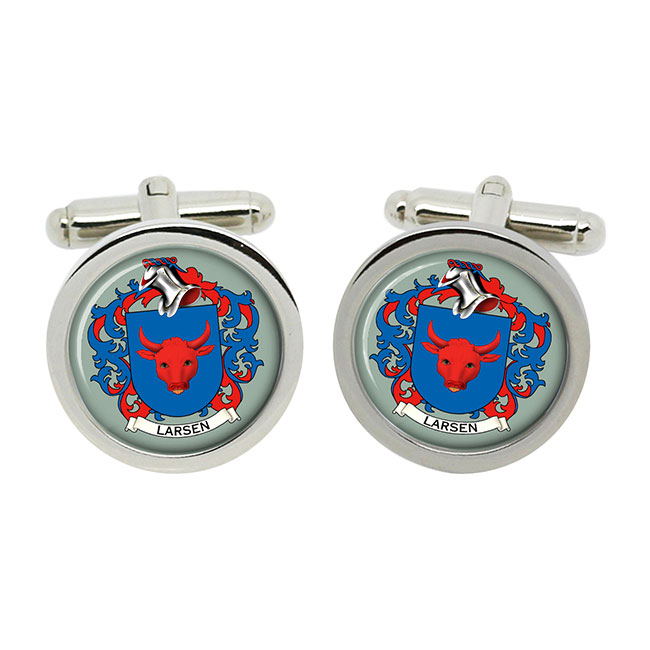 Larsen (Denmark) Coat of Arms Cufflinks