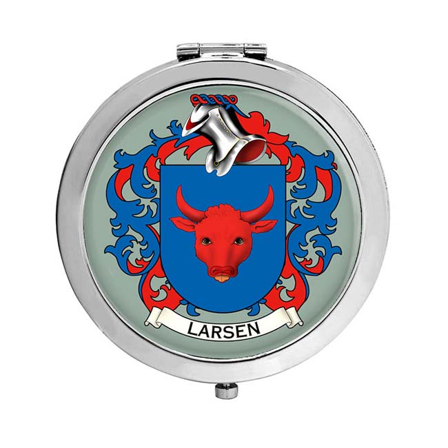 Larsen (Denmark) Coat of Arms Compact Mirror