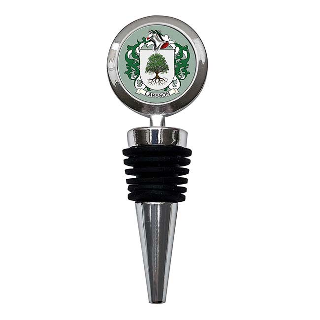 Larsson (Sweden) Coat of Arms Bottle Stopper