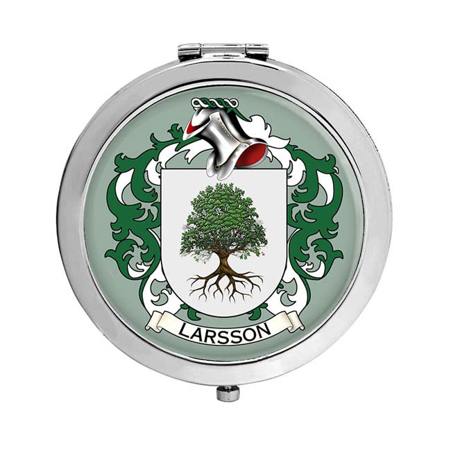 Larsson (Sweden) Coat of Arms Compact Mirror