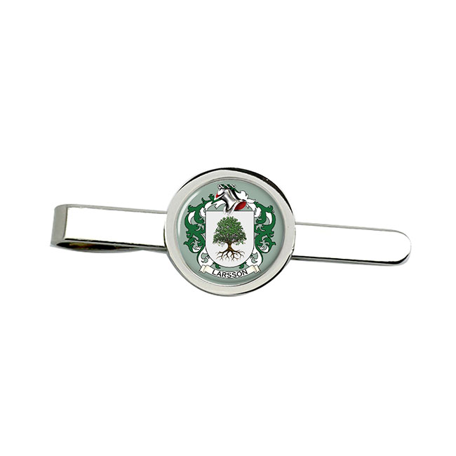 Larsson (Sweden) Coat of Arms Tie Clip