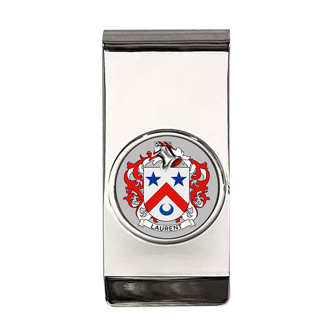 Laurent (France) Coat of Arms Money Clip