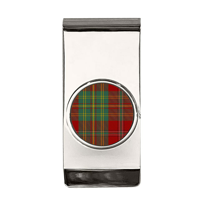 Leask Scottish Tartan Money Clip