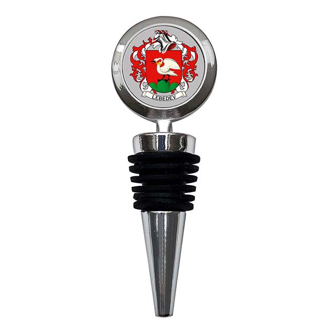 Lebedev (Russia) Coat of Arms Bottle Stopper