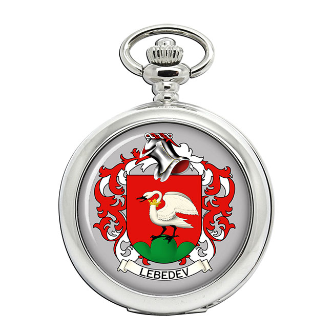 Lebedev (Russia) Coat of Arms Pocket Watch