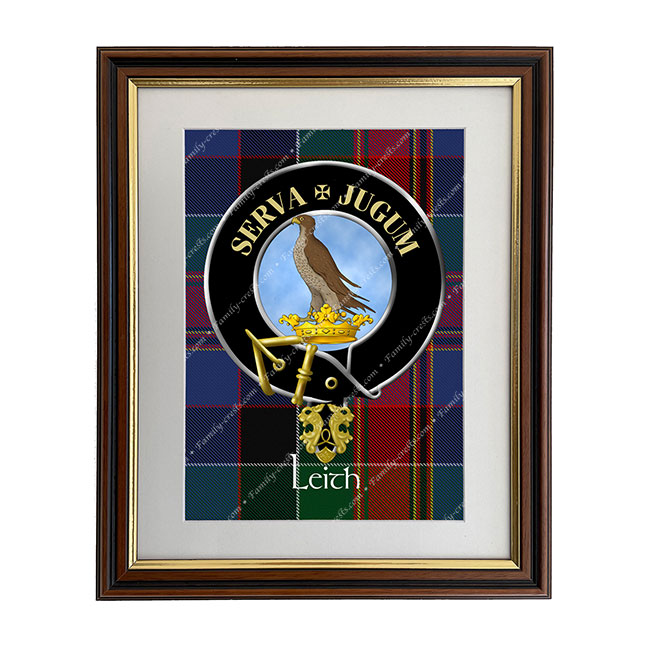 Leith Scottish Clan Crest Framed Print