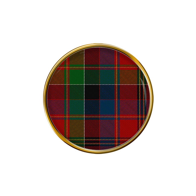 Leith Scottish Tartan Pin Badge