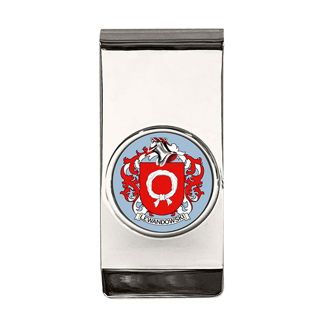 Lewandowski (Poland) Coat of Arms Money Clip