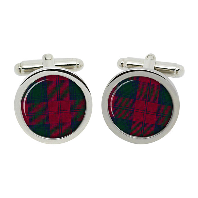 Lindsay Scottish Tartan Cufflinks in Box