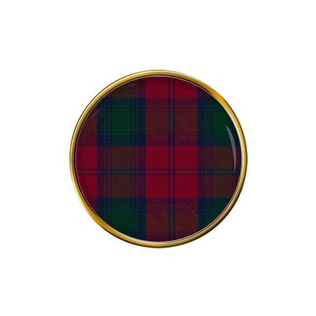 Lindsay Scottish Tartan Pin Badge